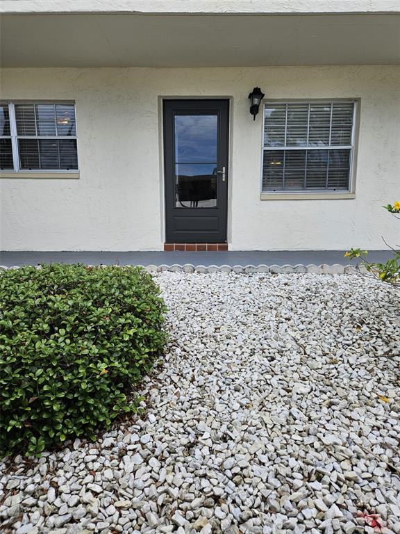 a view of a house with a window