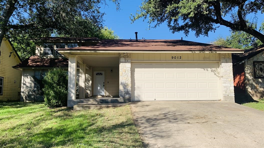 a view of a car garage