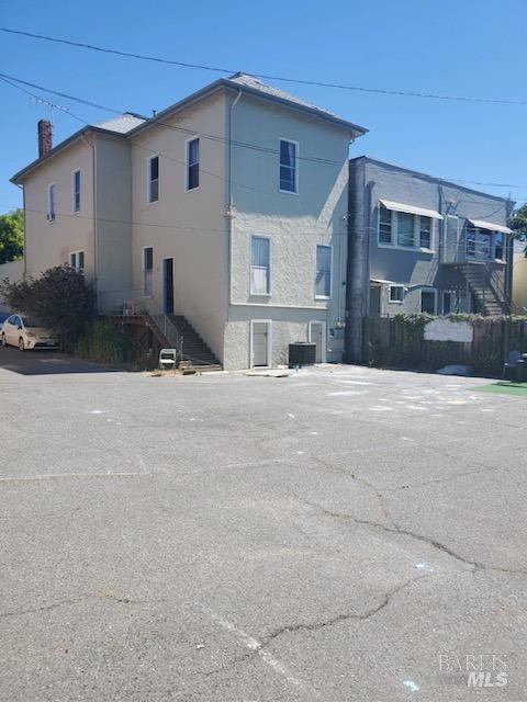 a view of a house with a patio