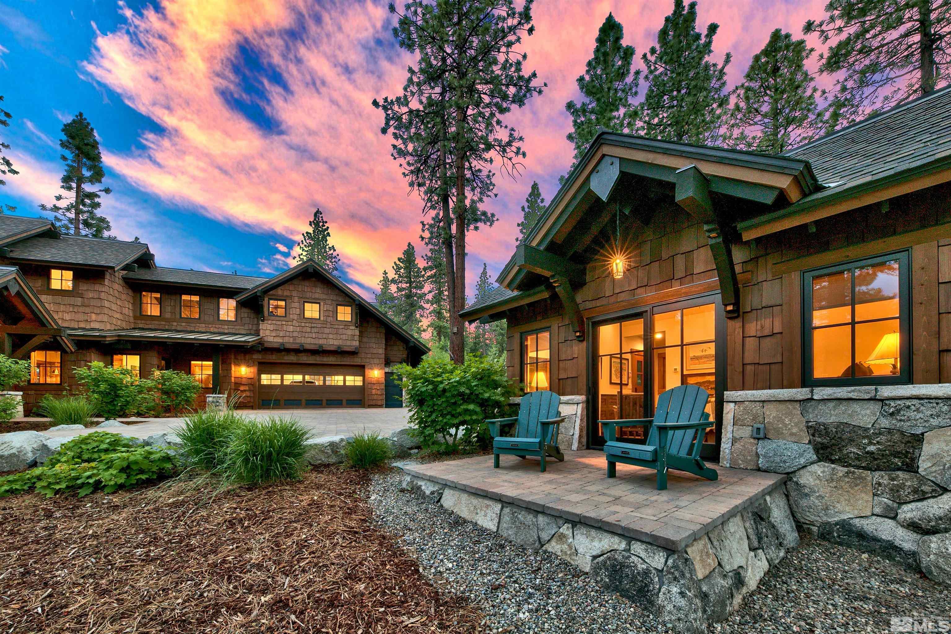 a view of a house with a patio