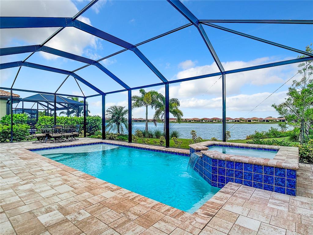 a view of swimming pool with outdoor space