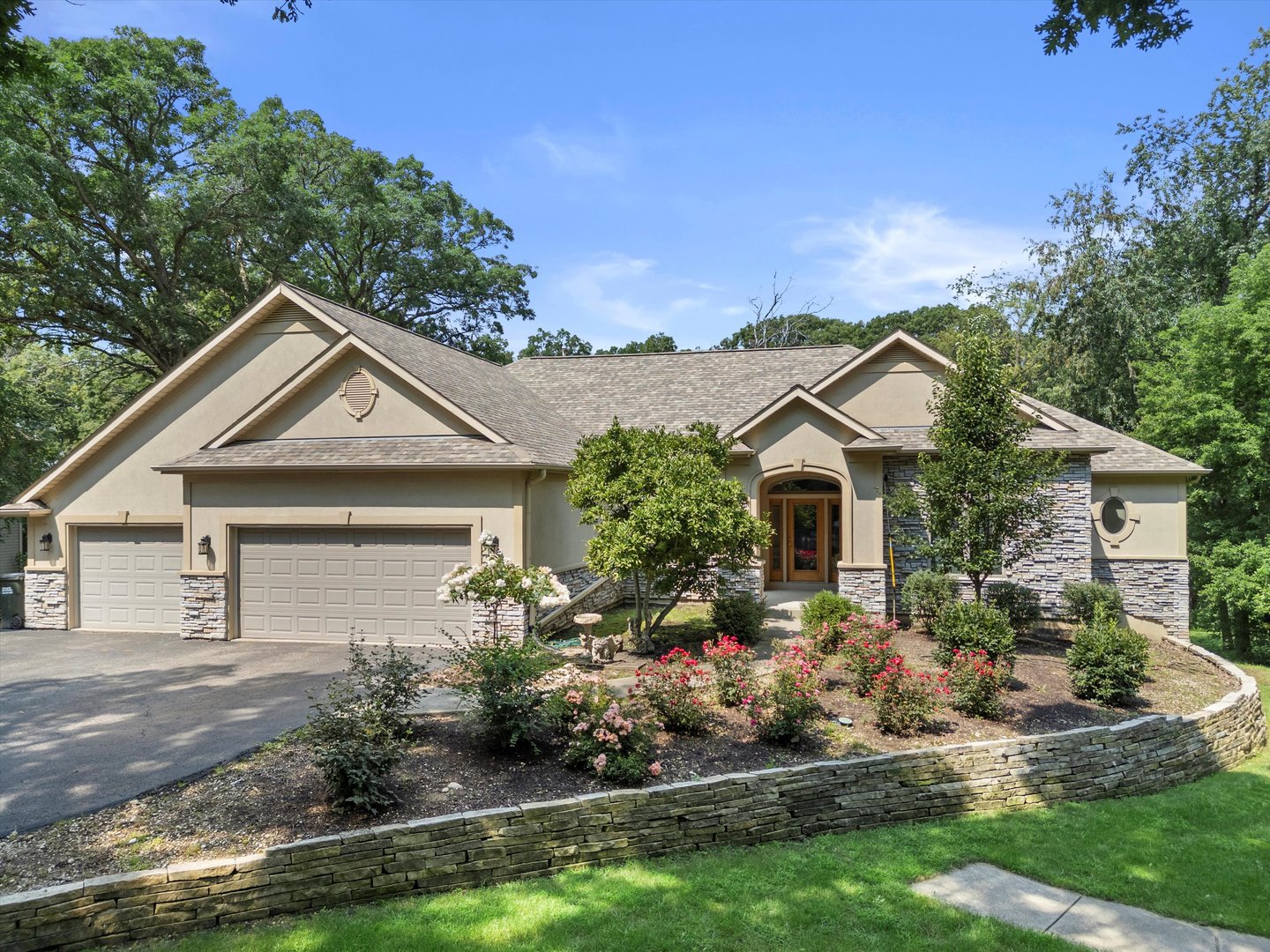 front view of house with a yard