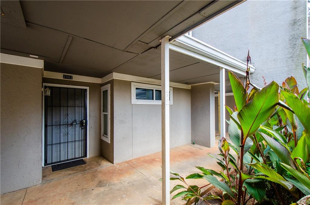 a view of a house with a garage