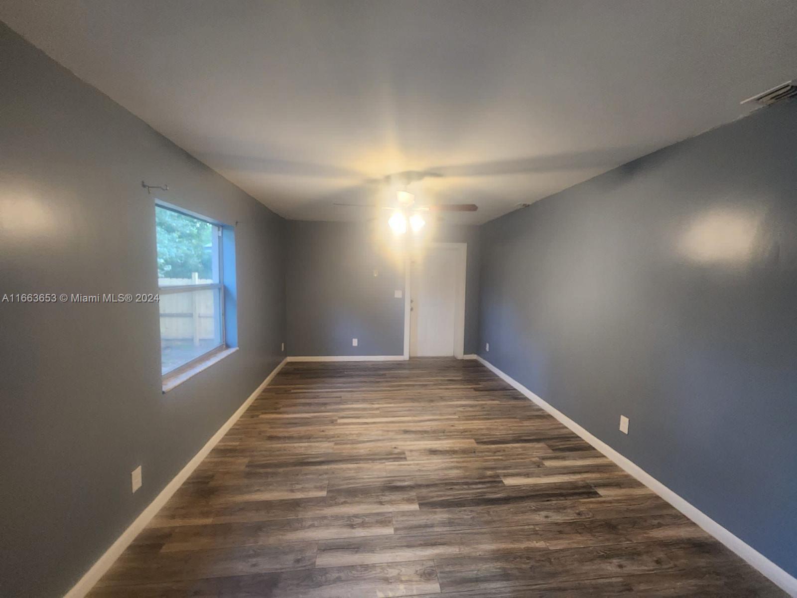 a view of empty room with window