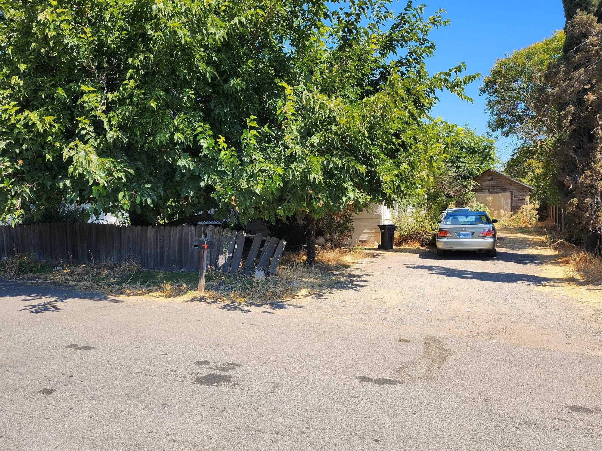 a car parked on the side of the road