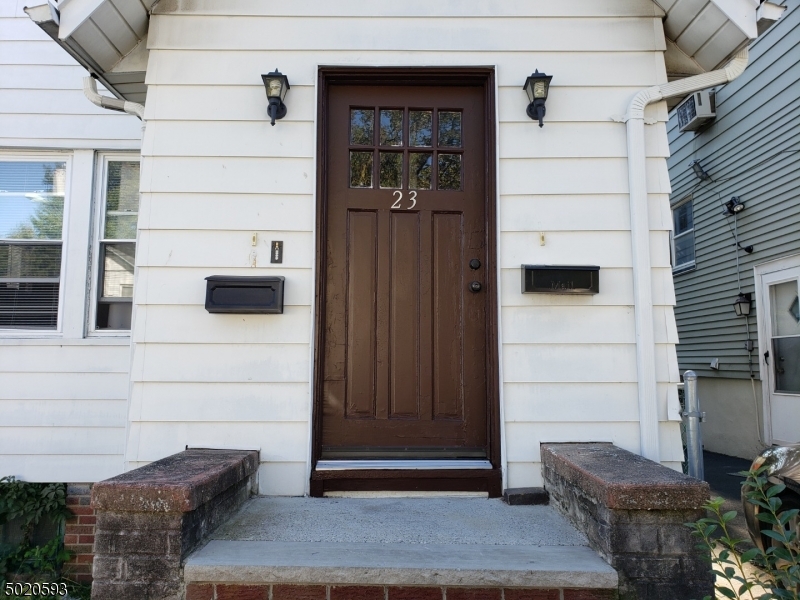 a view of front door of house