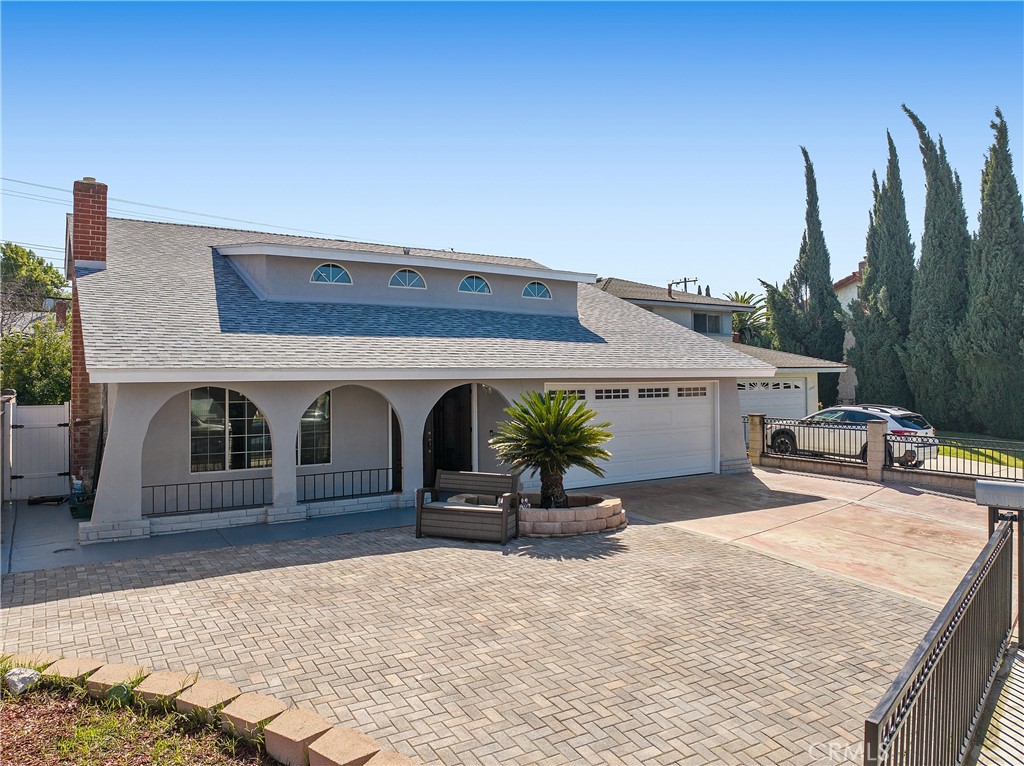 a view of a house with patio