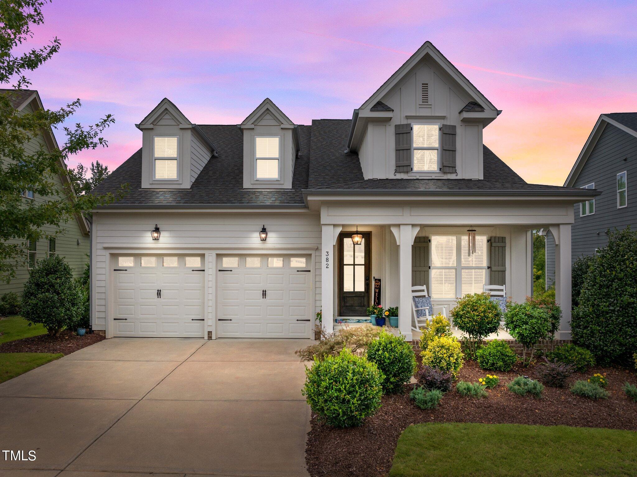 front view of a house with a lot of windows