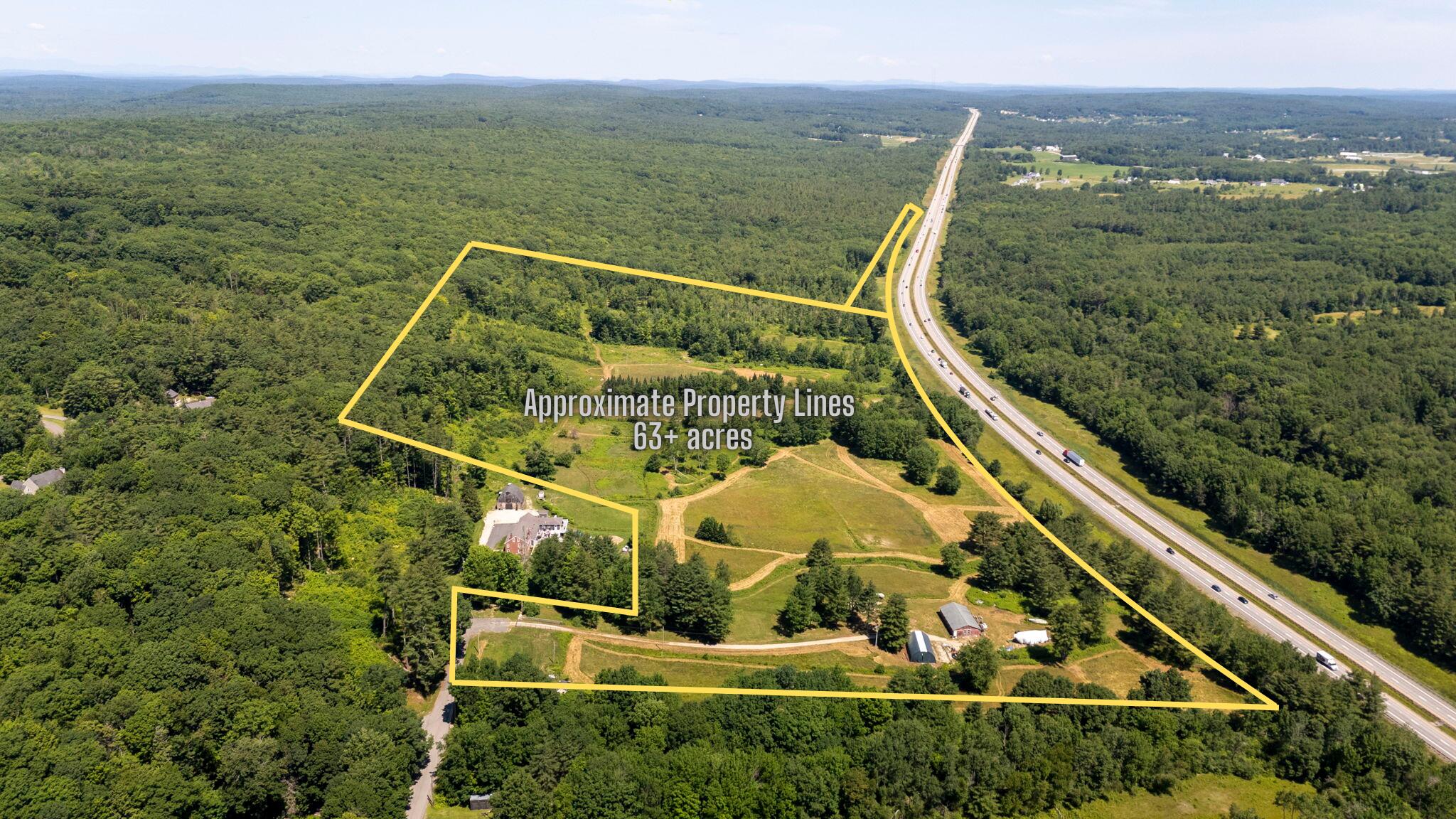 Approximate Property Lines 63 acres