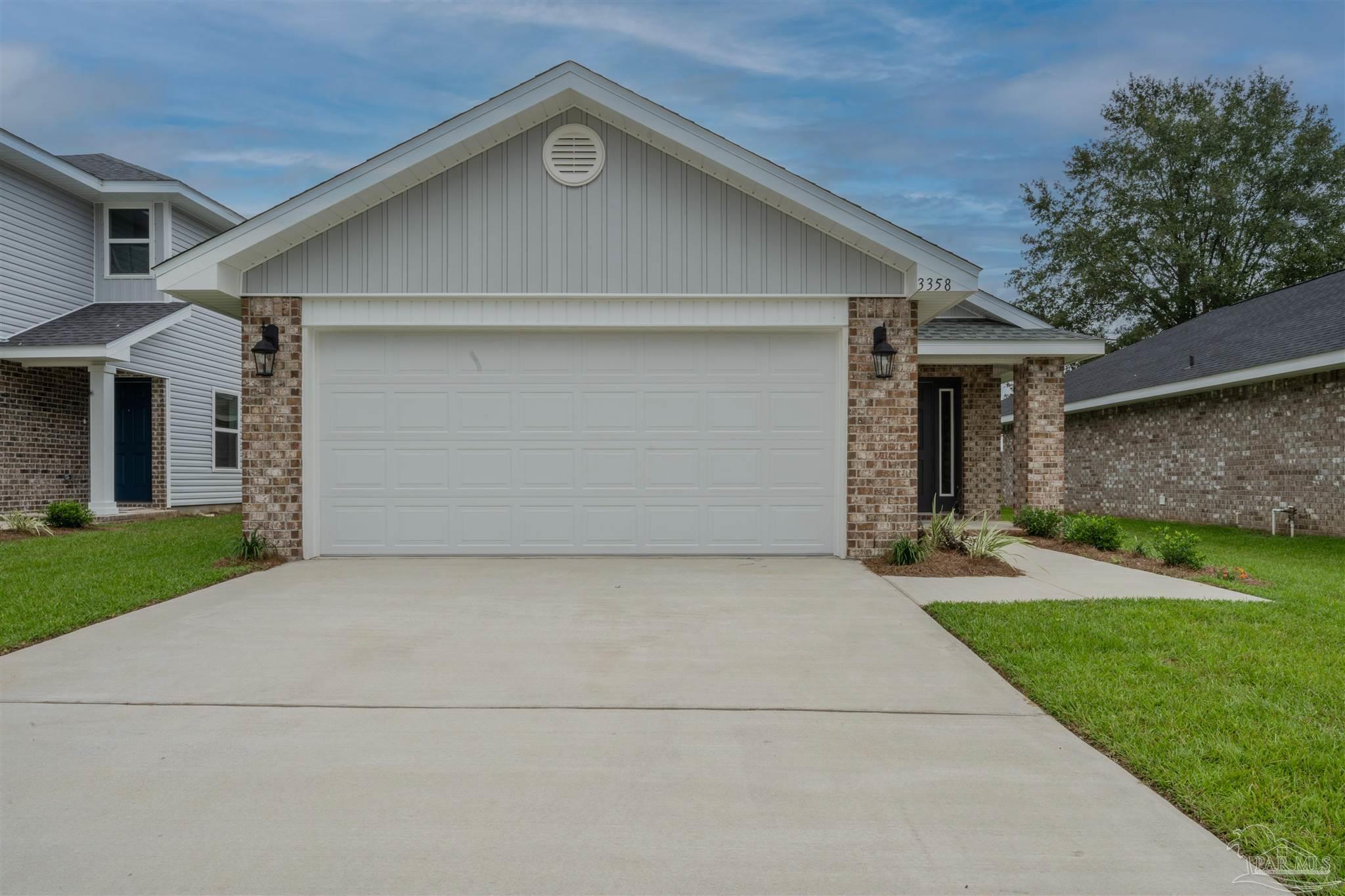 front view of house with a yard