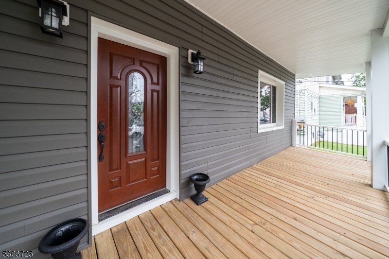 a view of a house with wooden floor