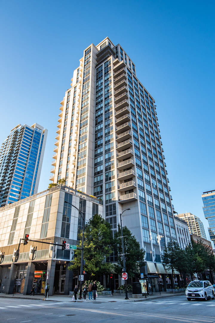 a front view of a building