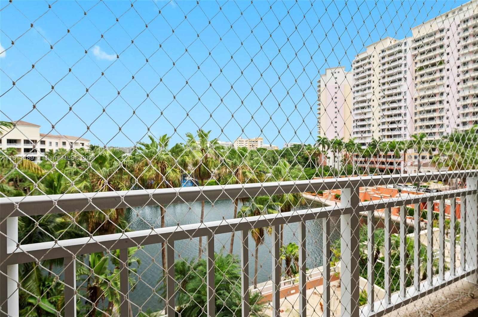 a view of a balcony