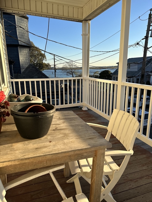 a view of outdoor space with seating area