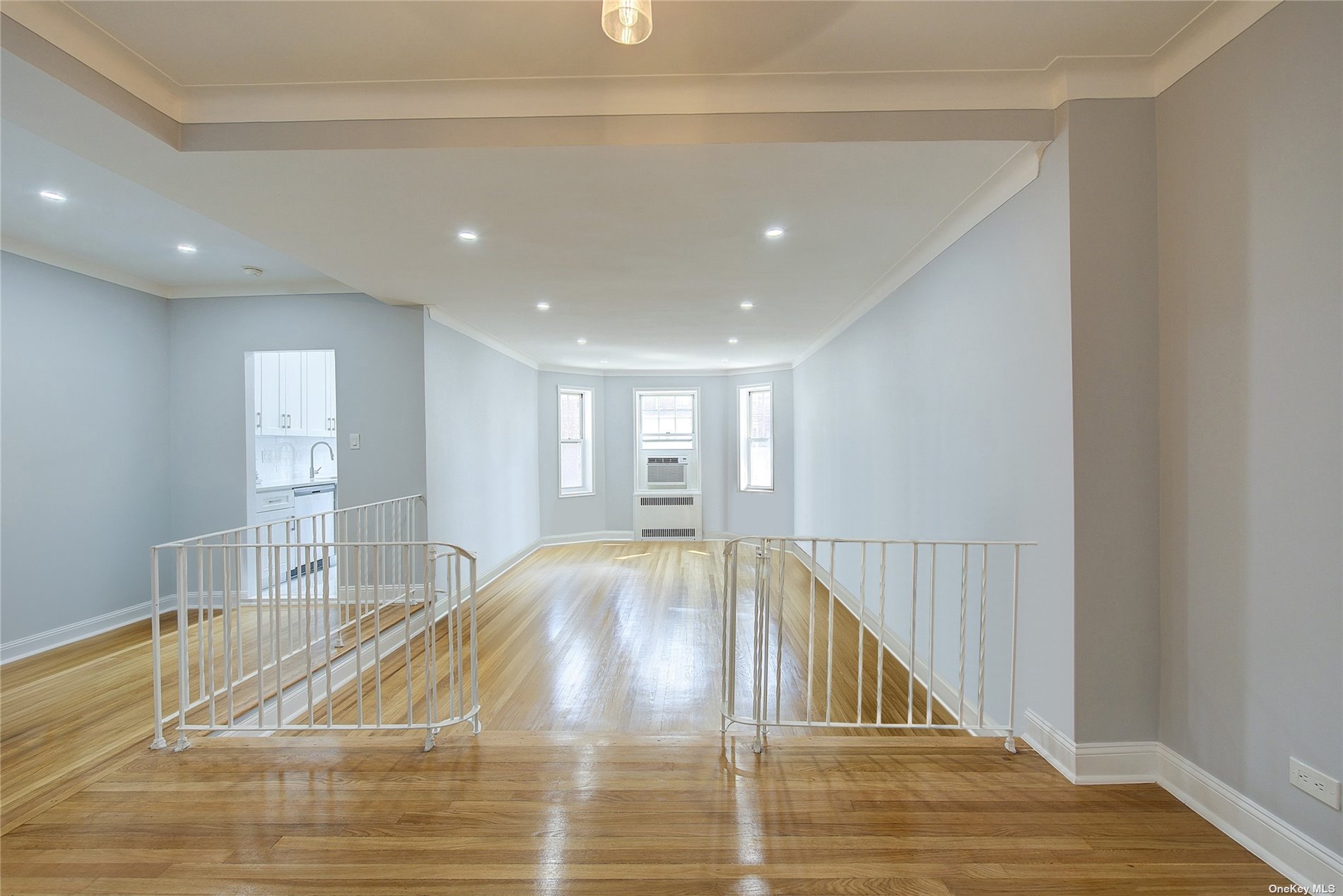 a view of a living room