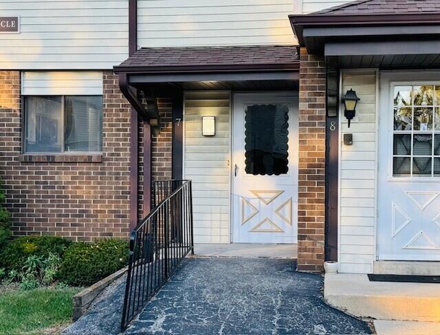 Front entry to condo