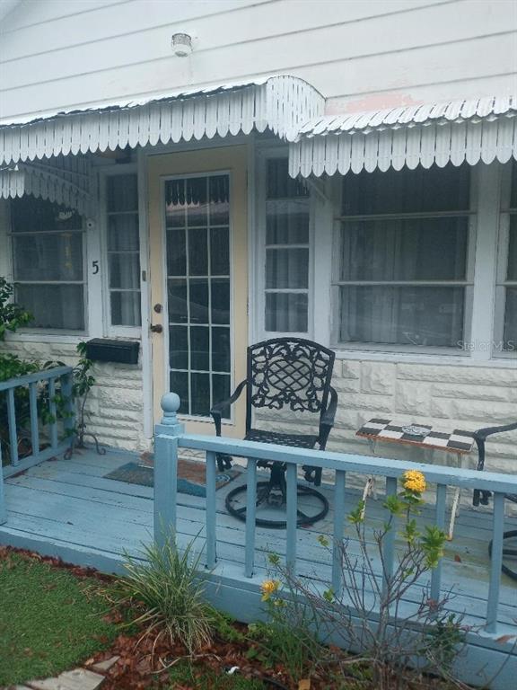 a front view of a house with a balcony