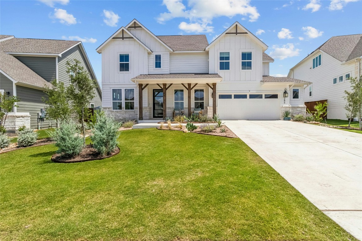 Welcome Home to 286 Crescent Moon Court! Built in 2023, this stunning Ashton Woods home has been beautifully enhanced with added landscaping and high end fixtures, making it Better Than New!