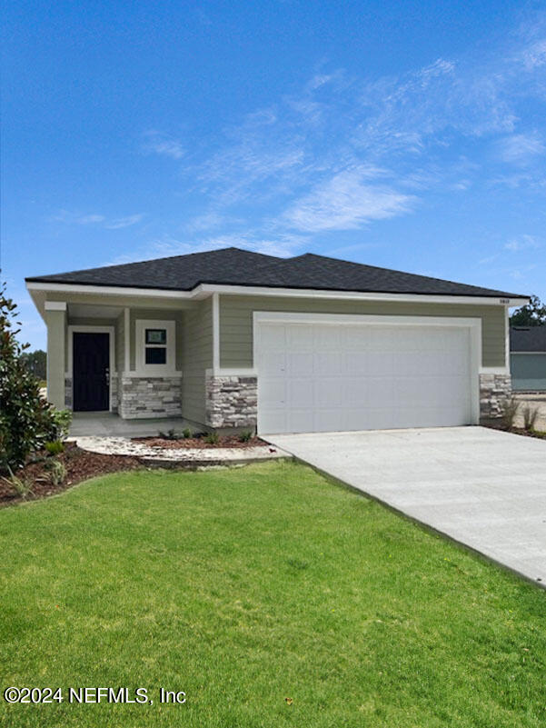 a view of a house with a patio