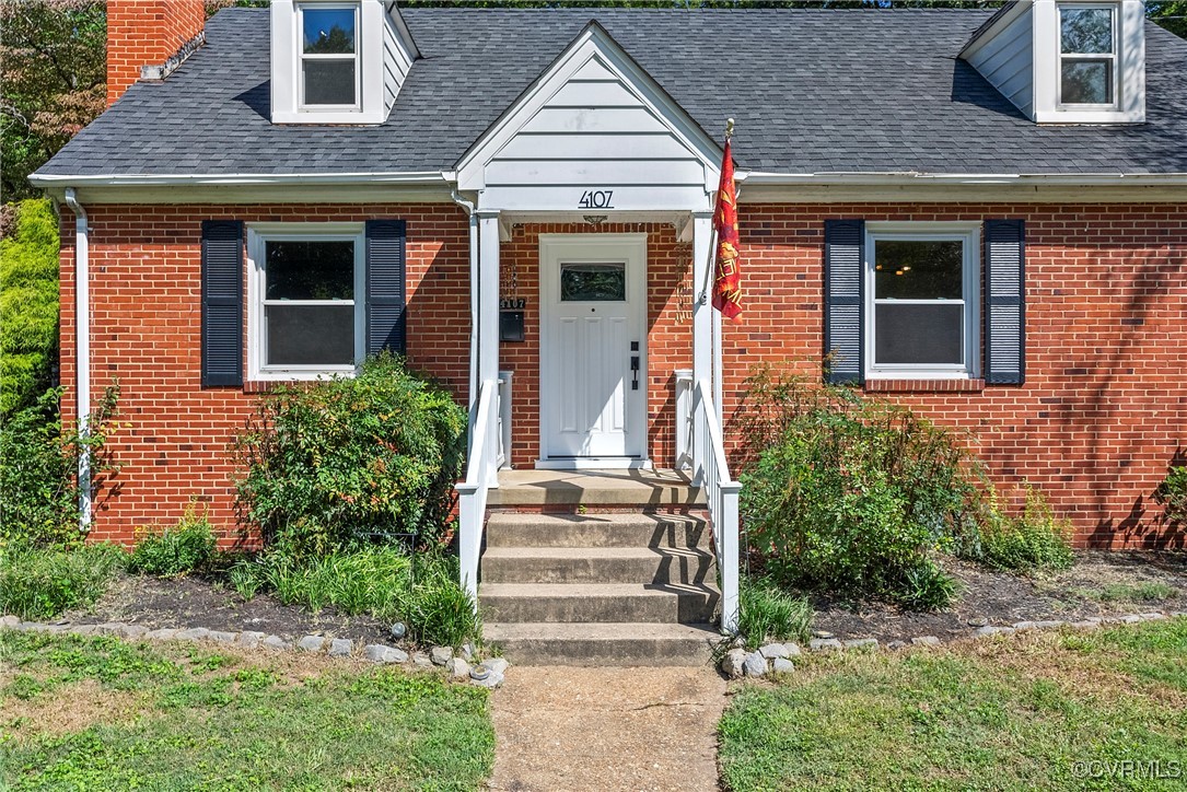 front view of the house