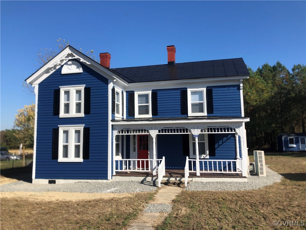 View of front of house with a porch