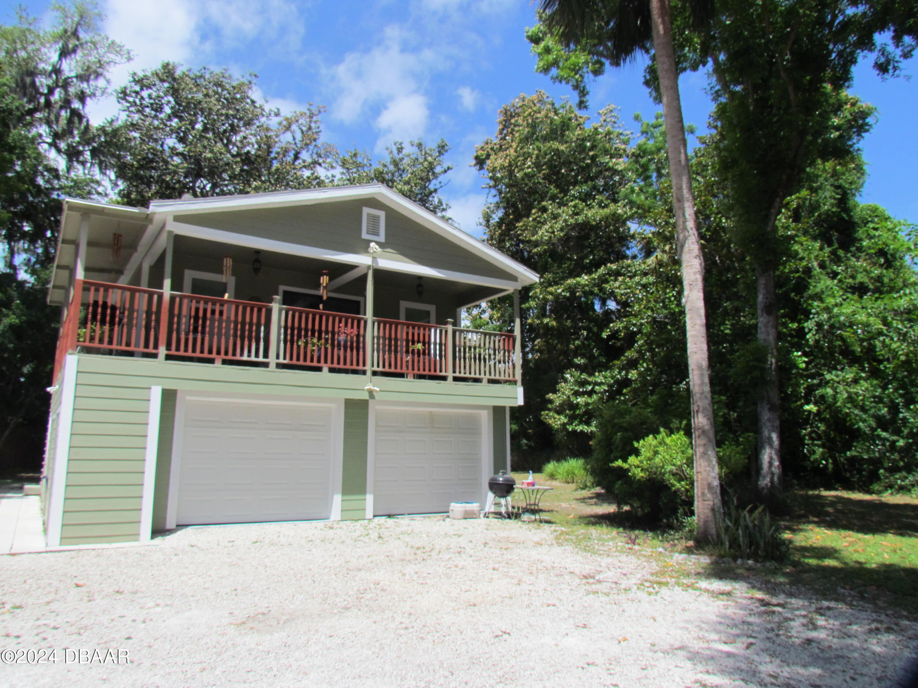 front view of a house with a porch