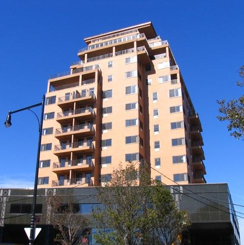 a view of a large building