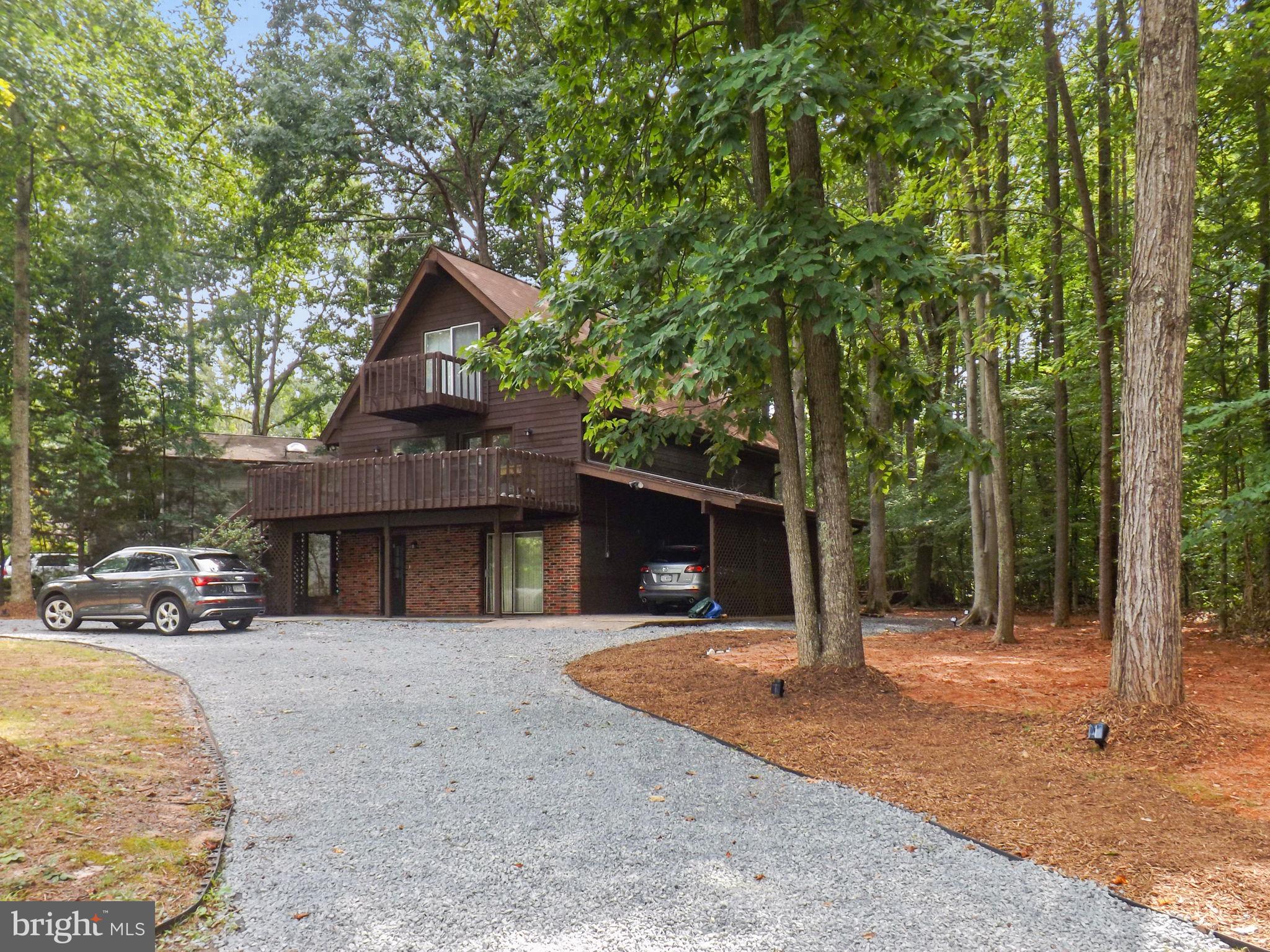 a house view with a outdoor space