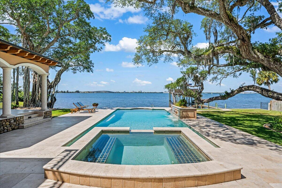 Refreshing Pool Spa View