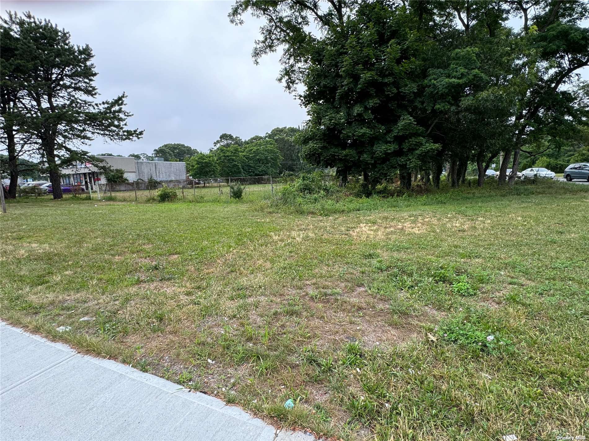 a view of outdoor space with green field and trees