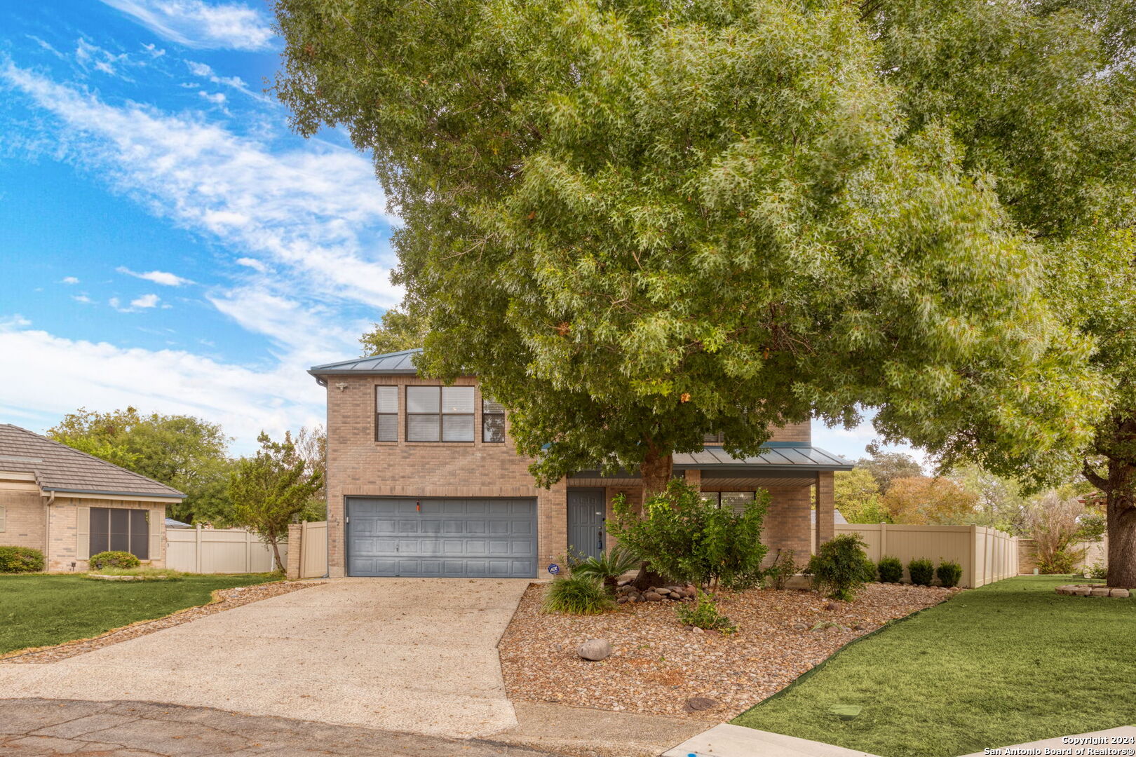 front view of house with a yard