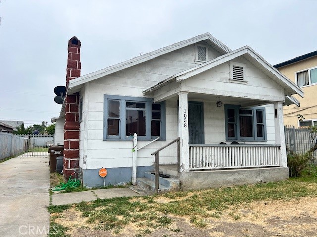 a front view of a house with a porch