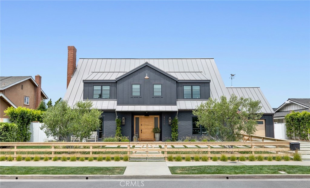 a front view of a house with a porch