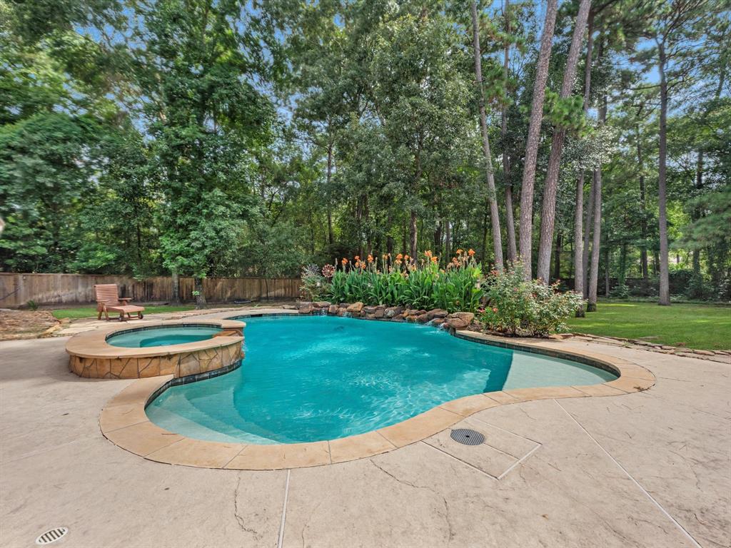 Escape to the serene calm of your back yard oasis!