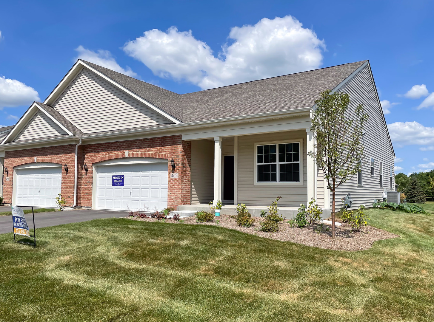 a front view of house with yard