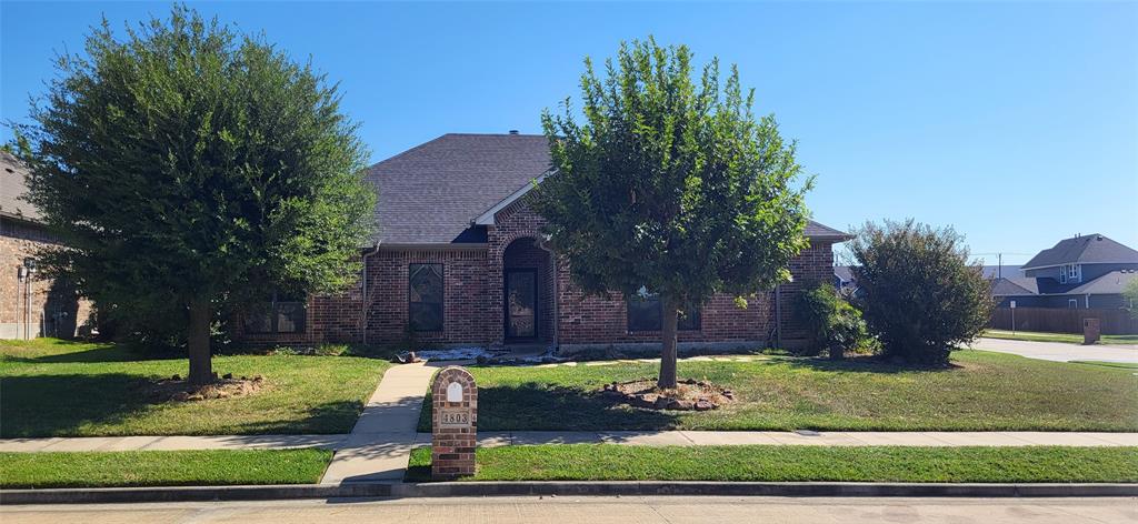 front view of house with a yard