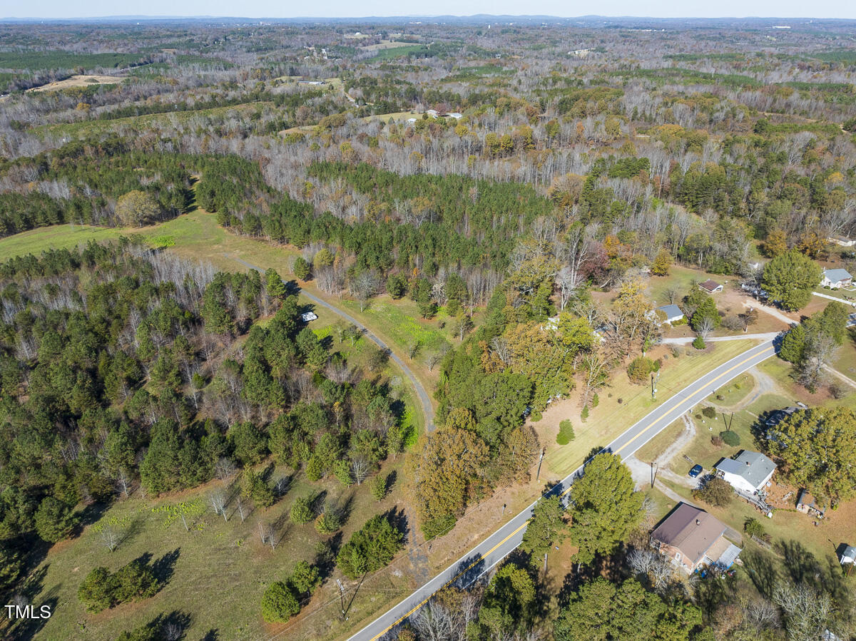 an aerial view of forest