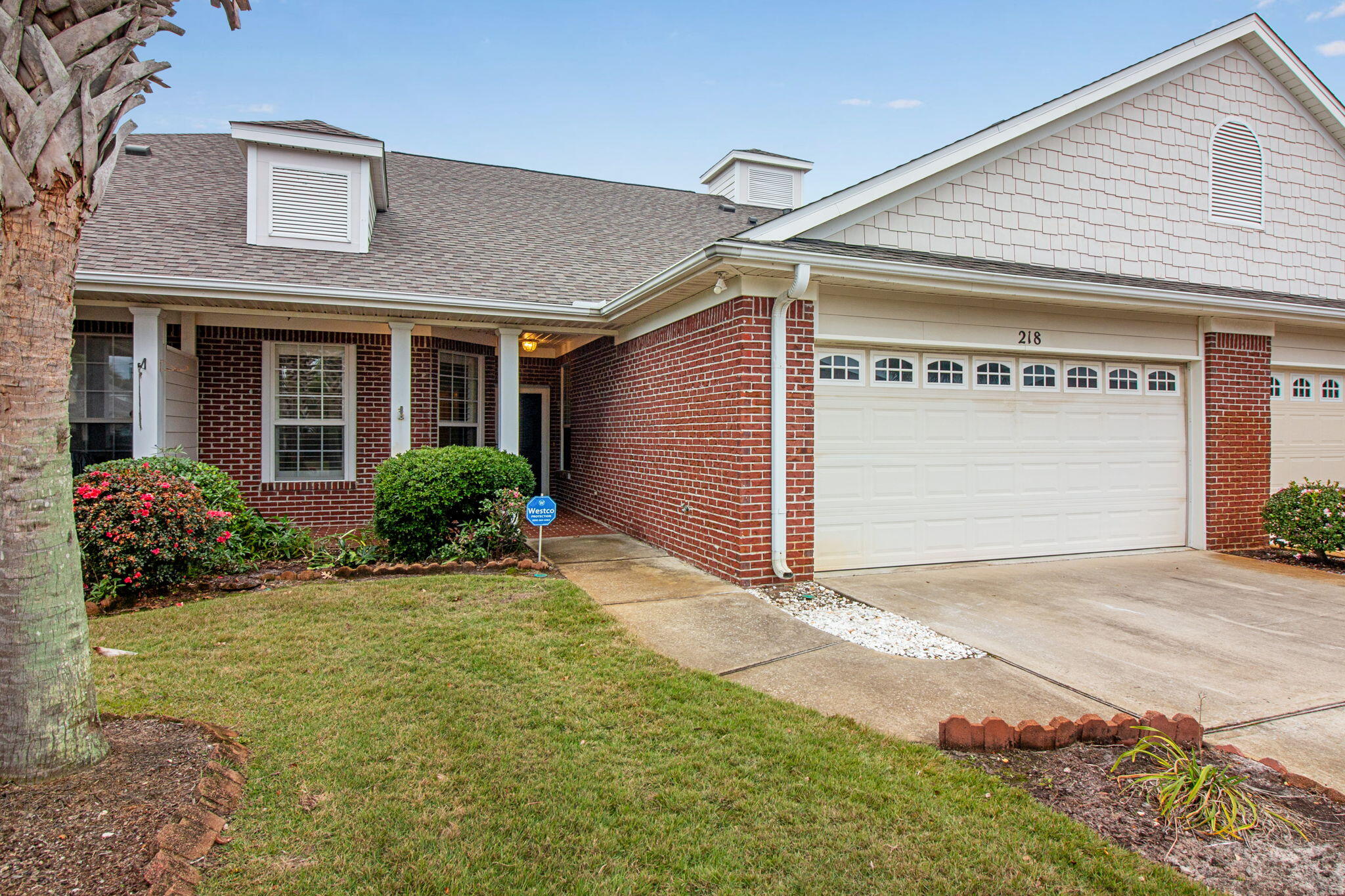 a front view of house with yard