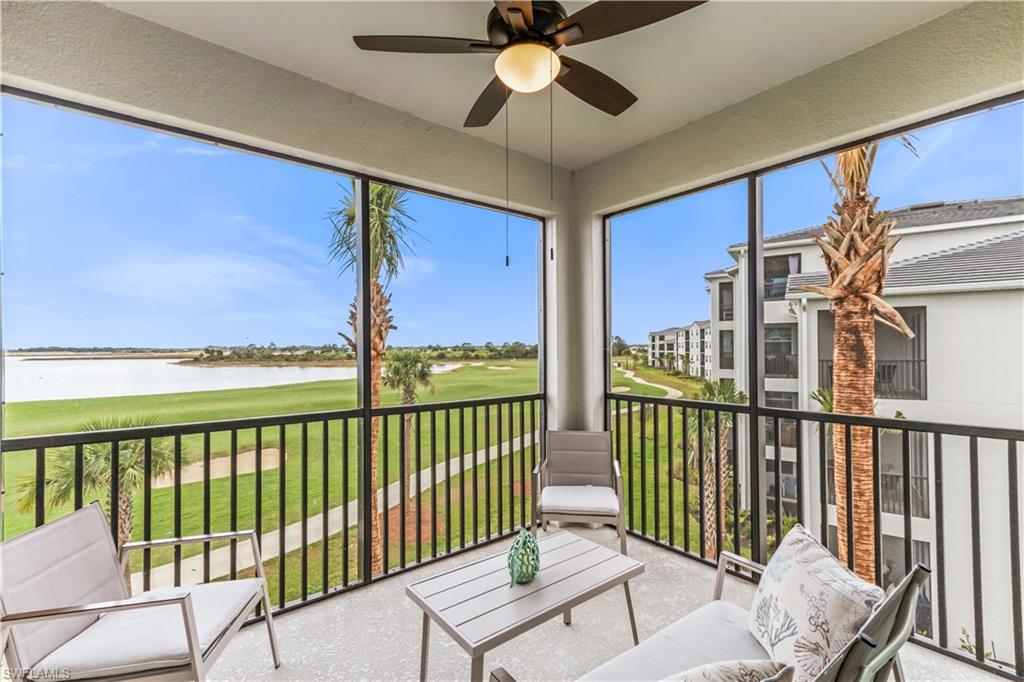 a view of a porch with furniture