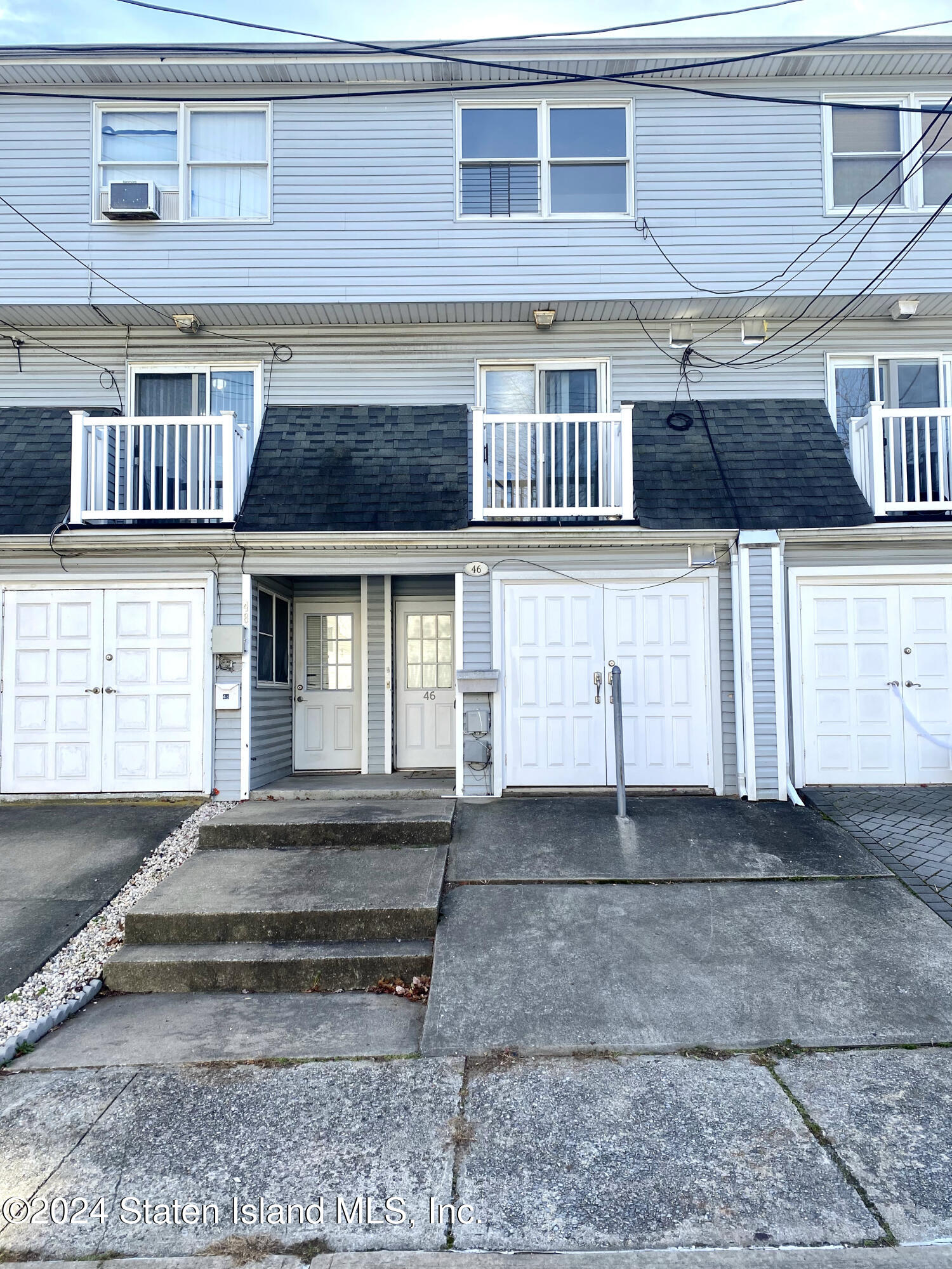 a front view of a house with entryway