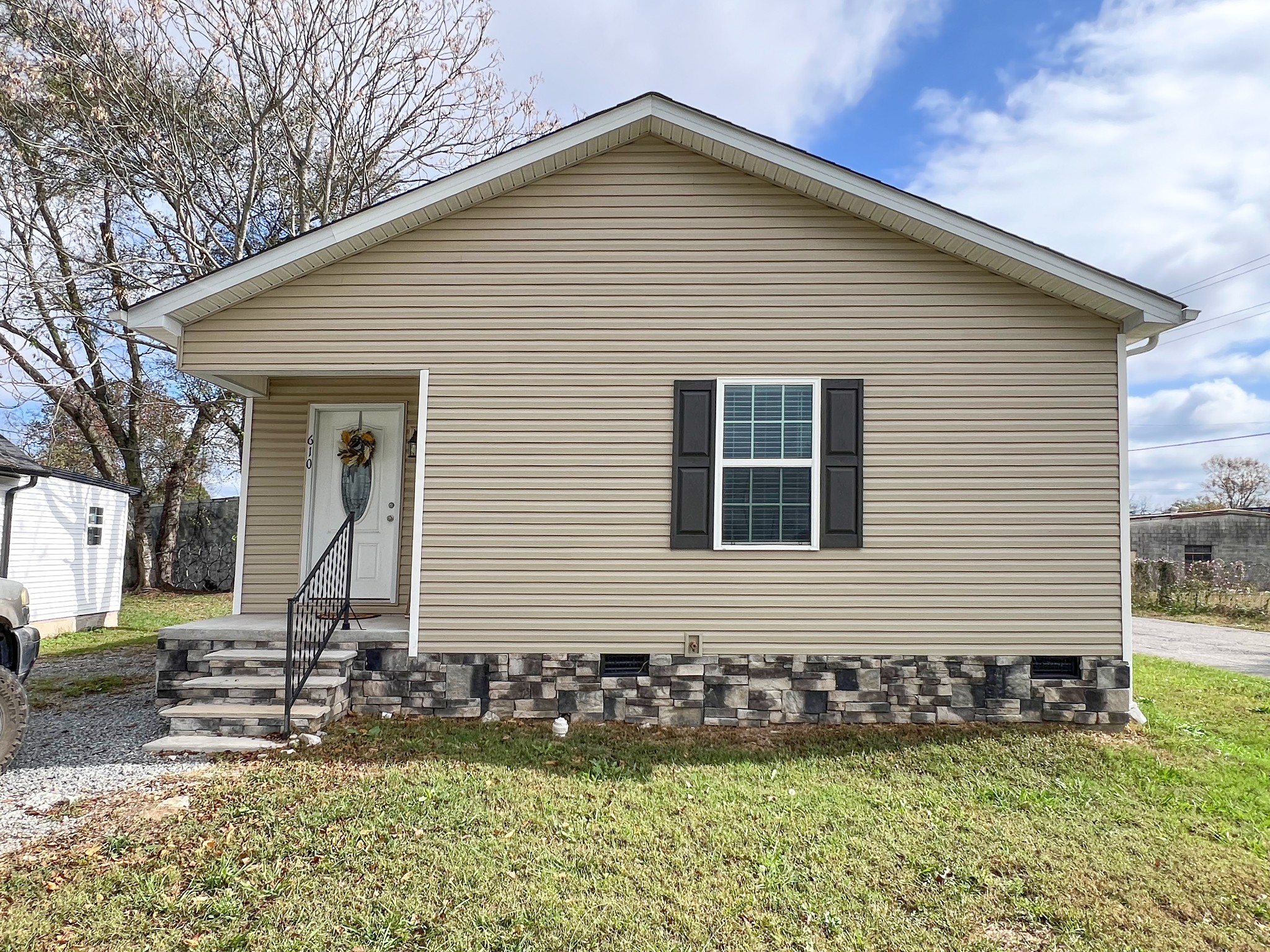 Front of the house