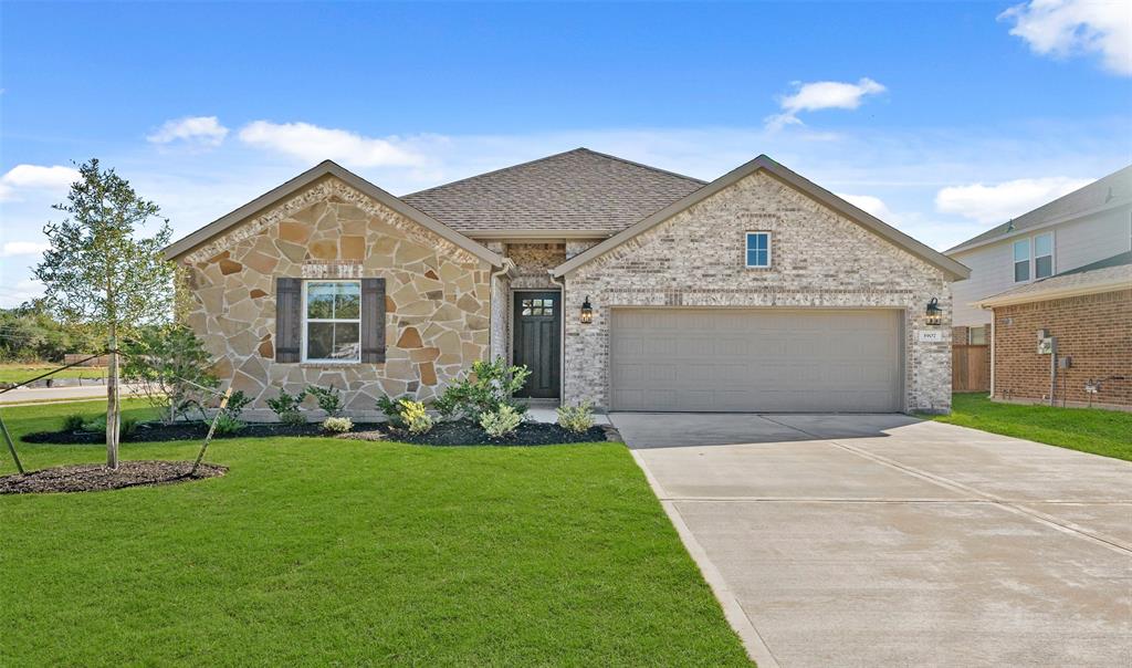 Stunning Boise home design with elevation RA built by K. Hovnanian Homes in beautiful Centennial Oaks.