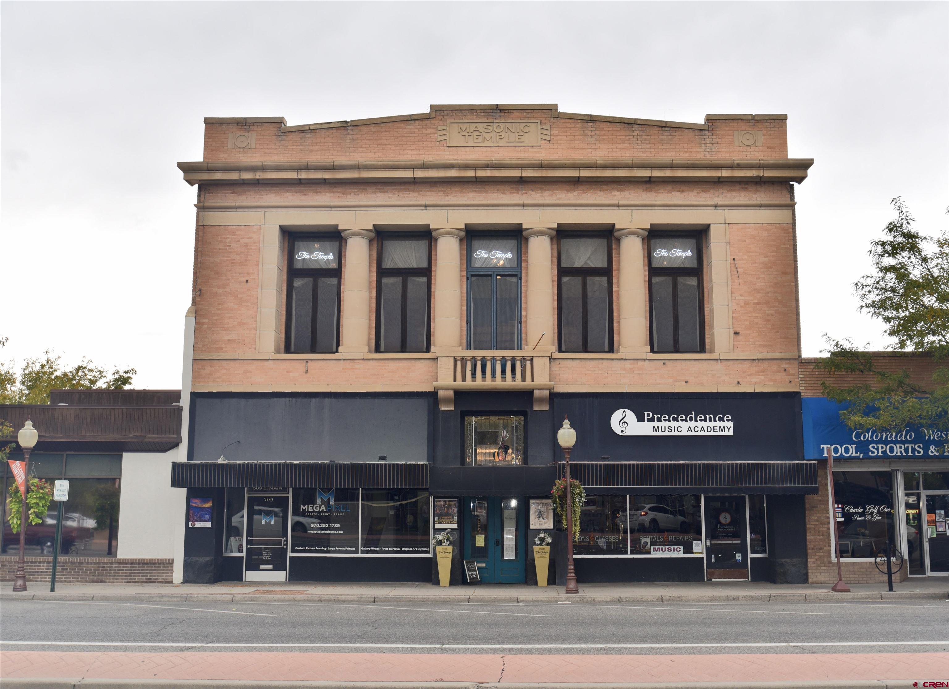 a view of a building with a window and entryway