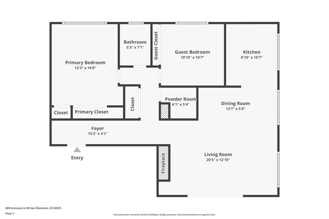 $929,000 | 409 Arenoso Lane, Unit 8 | Central San Clemente