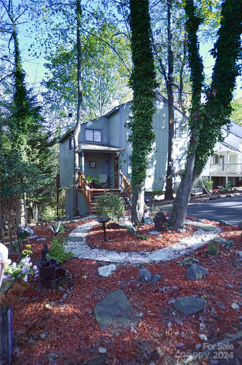 a view of an outdoor space with porch