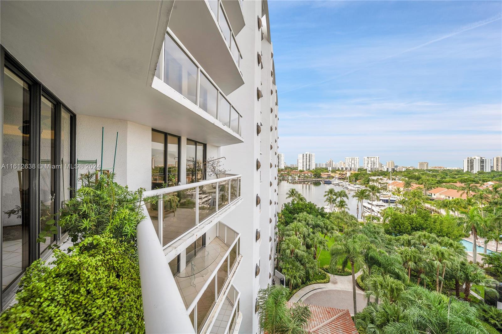 a view of balcony with outdoor space