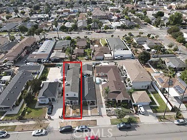 an aerial view of multi story residential apartment building