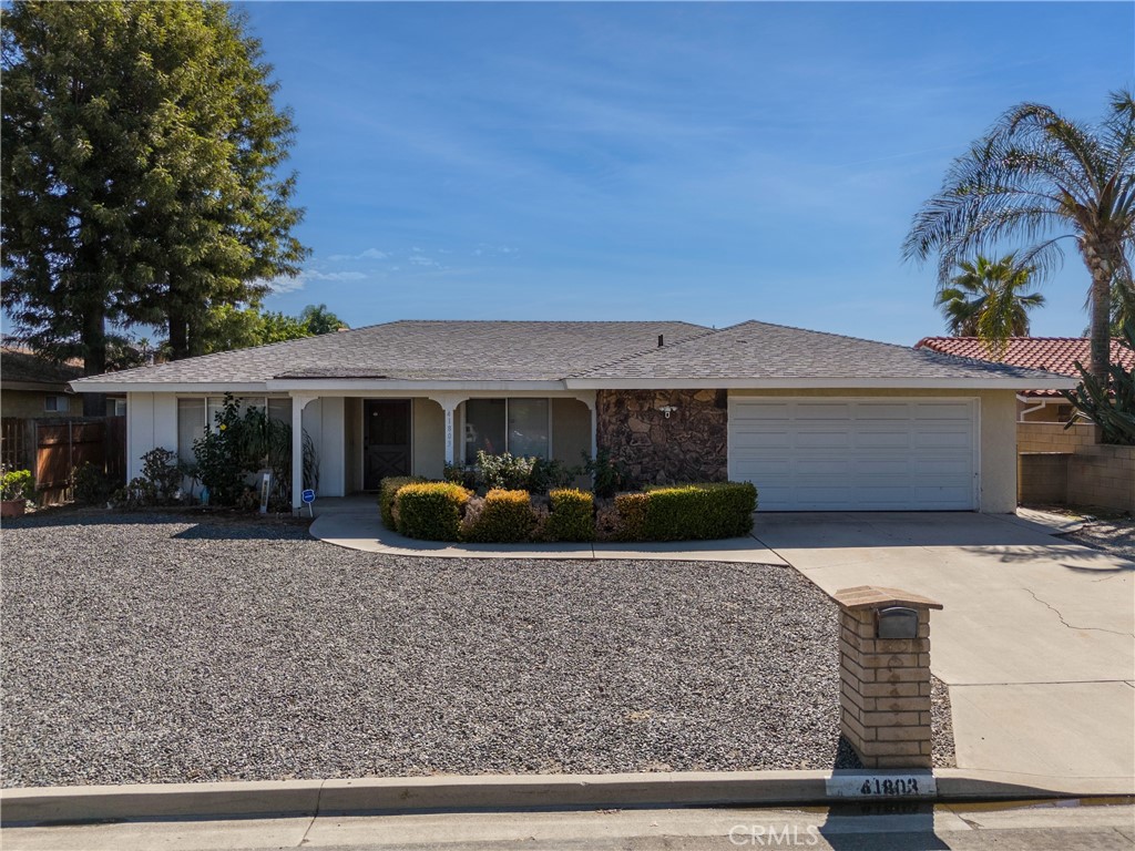 front view of house with an outdoor space