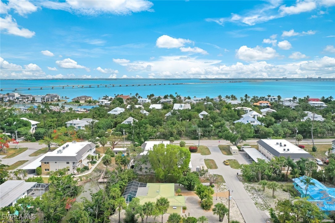 a view of city with ocean