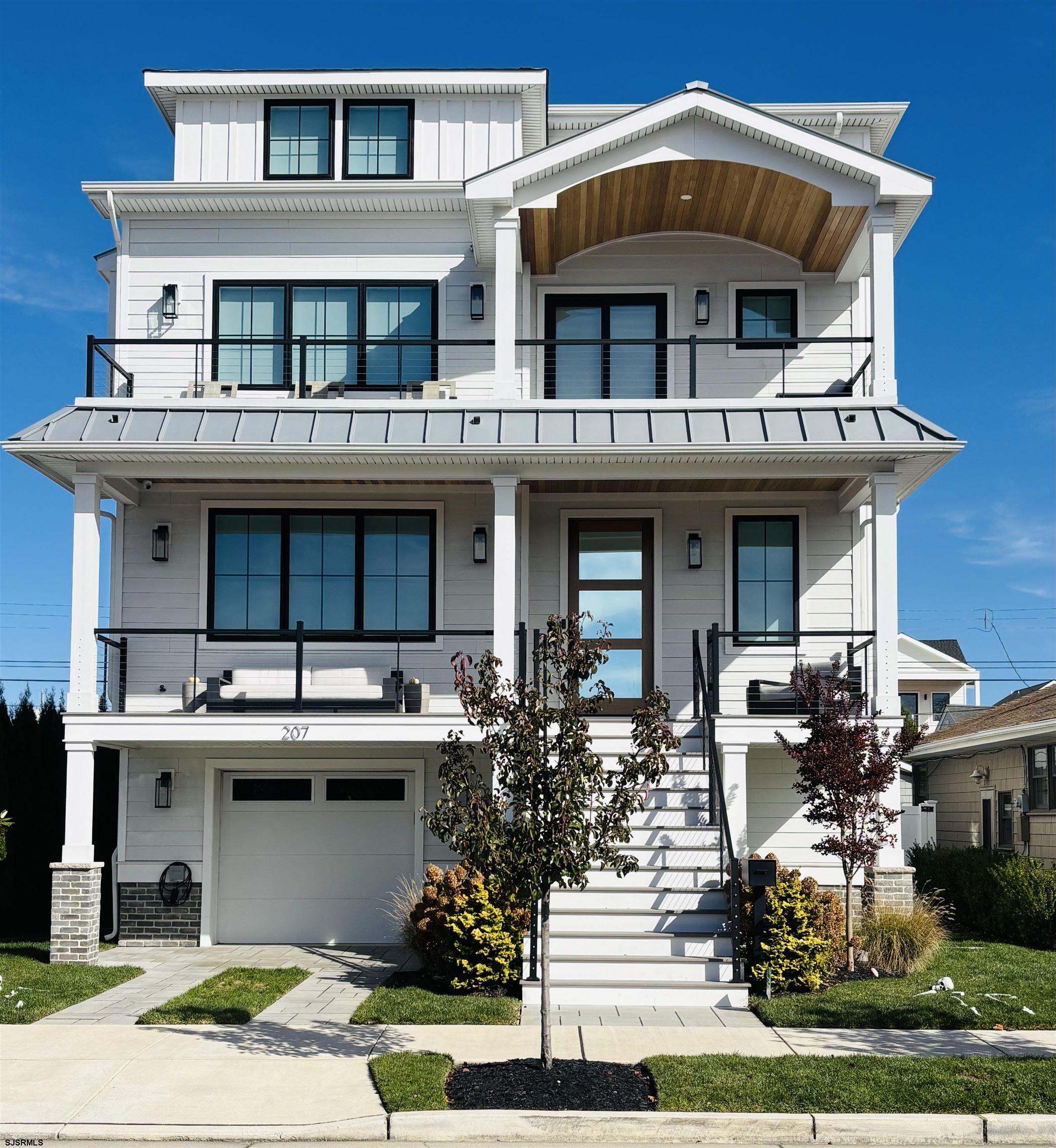 a front view of a building